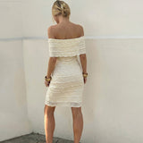 Women's Off Shoulder Mini Dress
