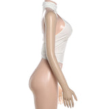 Women's Halter Neck Crop Top