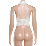 Women's Halter Neck Crop Top