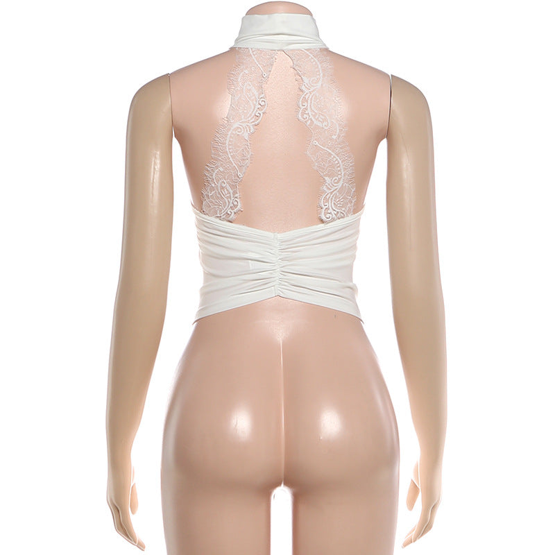 Women's Halter Neck Crop Top