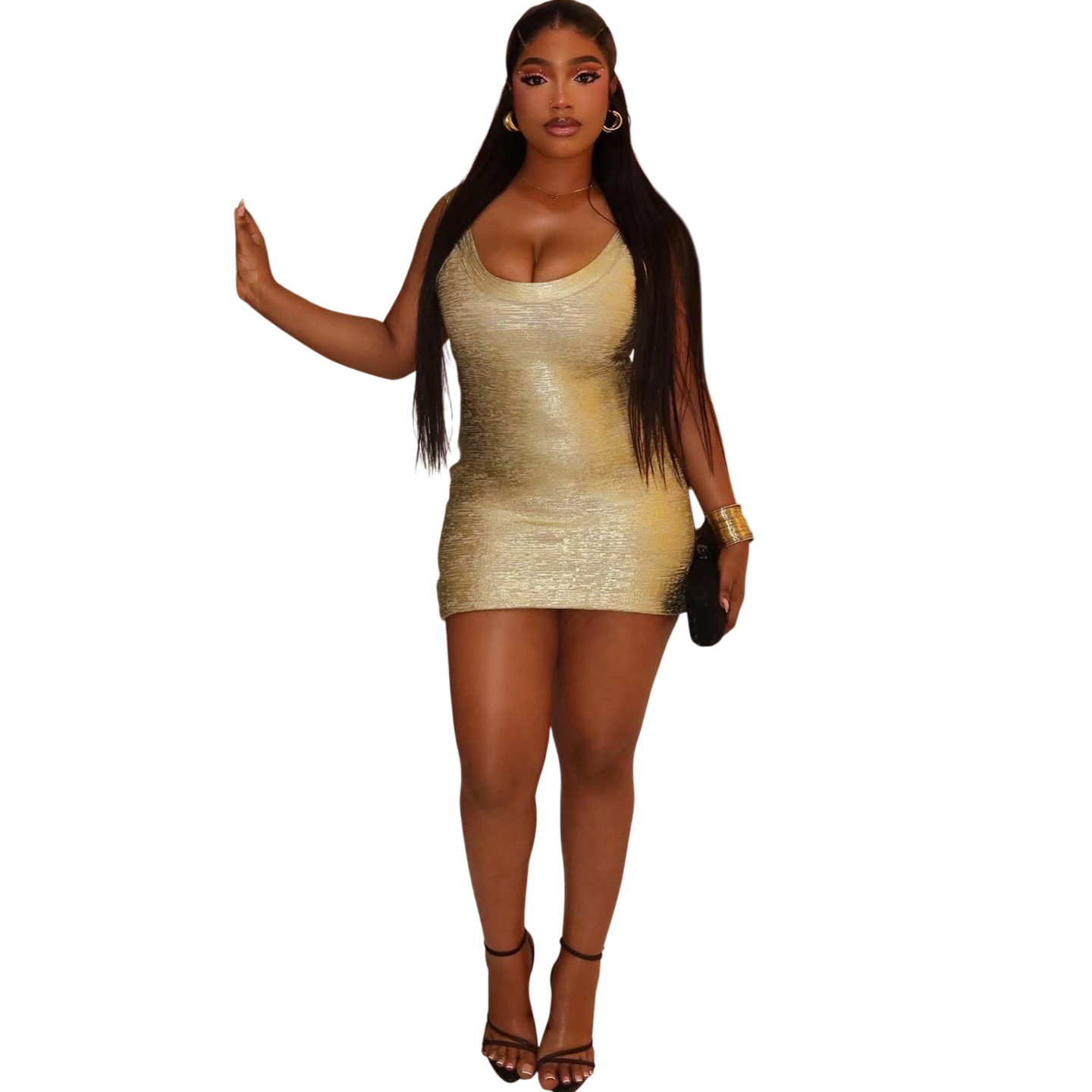 Women's Sleeveless Bodycon Mini Dress