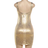 Women's Sleeveless Bodycon Mini Dress
