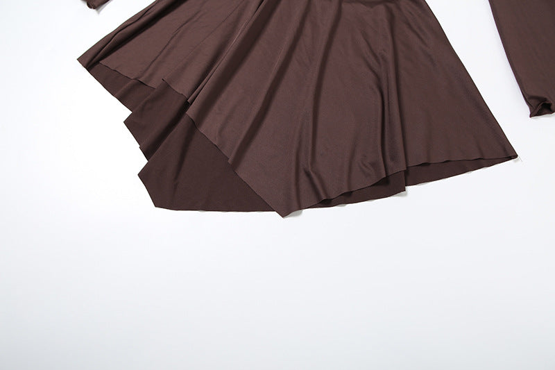 Women's Cutout Long Sleeve Mini Dress