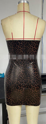 Women's Strapless Bodycon Mini Dress