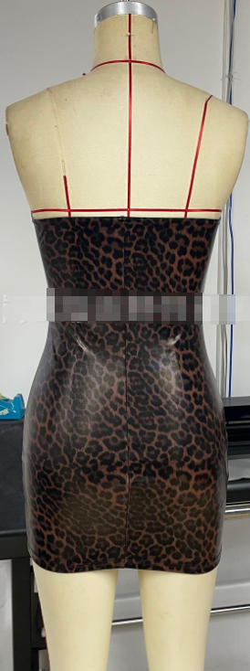 Women's Strapless Bodycon Mini Dress