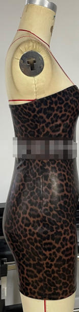 Women's Strapless Bodycon Mini Dress