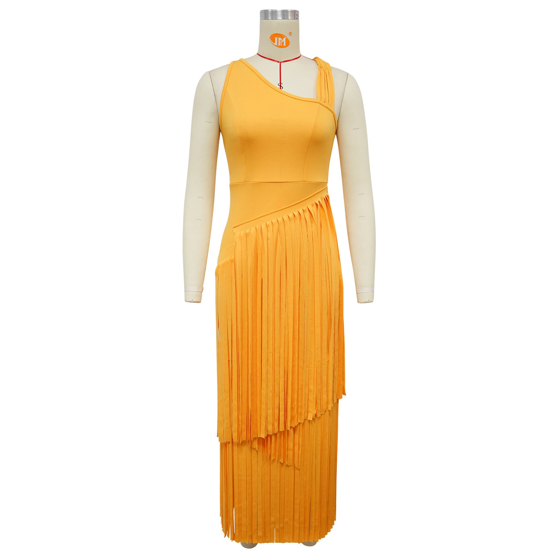 Women's Pleated Maxi Dress with Halter Neck