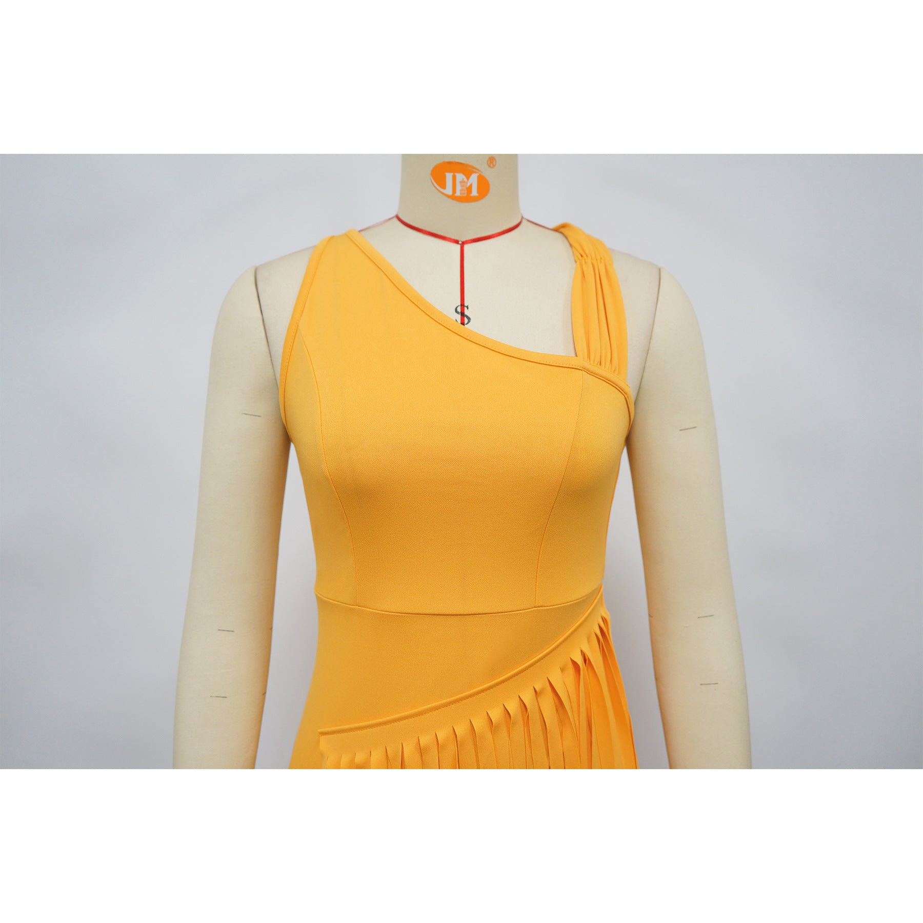 Women's Pleated Maxi Dress with Halter Neck