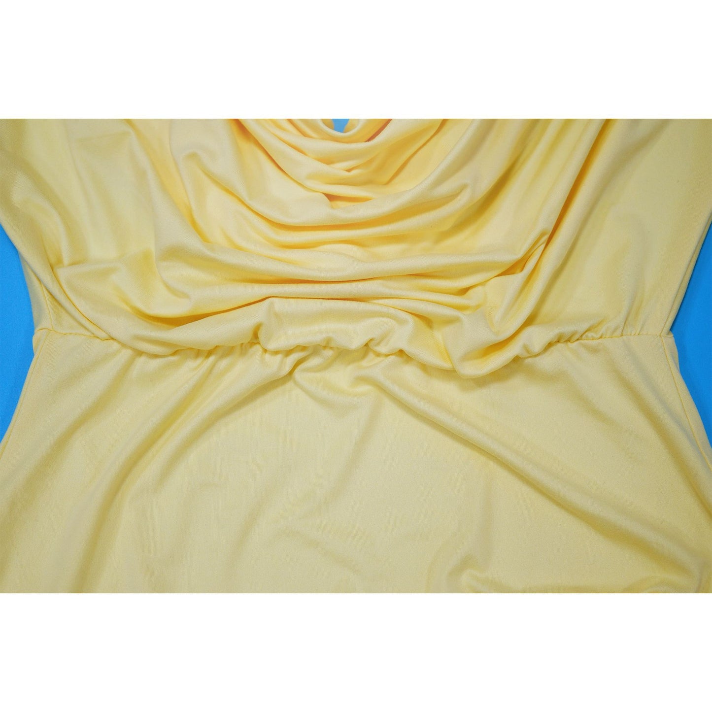 Women's Draped Cowl Neck Mini Dress