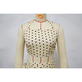 Women's Polka Dot Crop Top Wide Leg Set