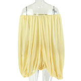 Women's Off Shoulder Ruched Mini Dress