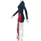 Women's Long Sleeve Cutout Mini Dress