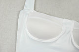 Women's Ruched Halter Mini Dress