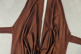 Women's Halter Neck Wide Leg Jumpsuit