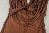 Women's Halter Neck Wide Leg Jumpsuit