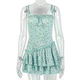 Women's Floral Printed Mini Dress