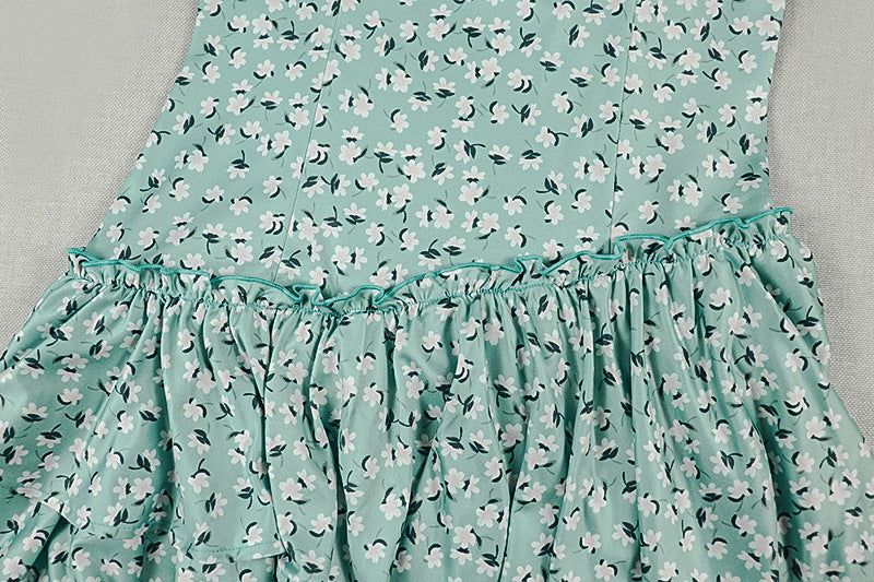 Women's Floral Printed Mini Dress