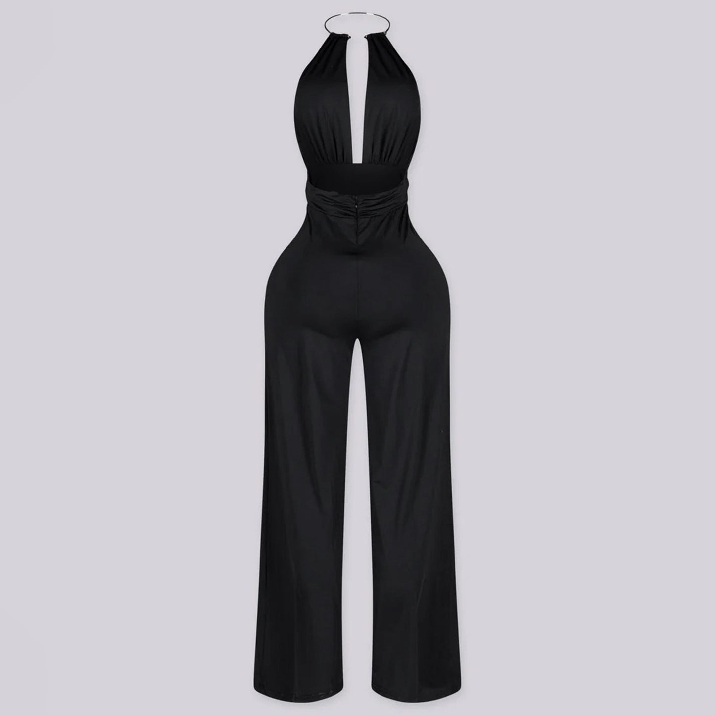 Women's Halter Neck Wide Leg Jumpsuit