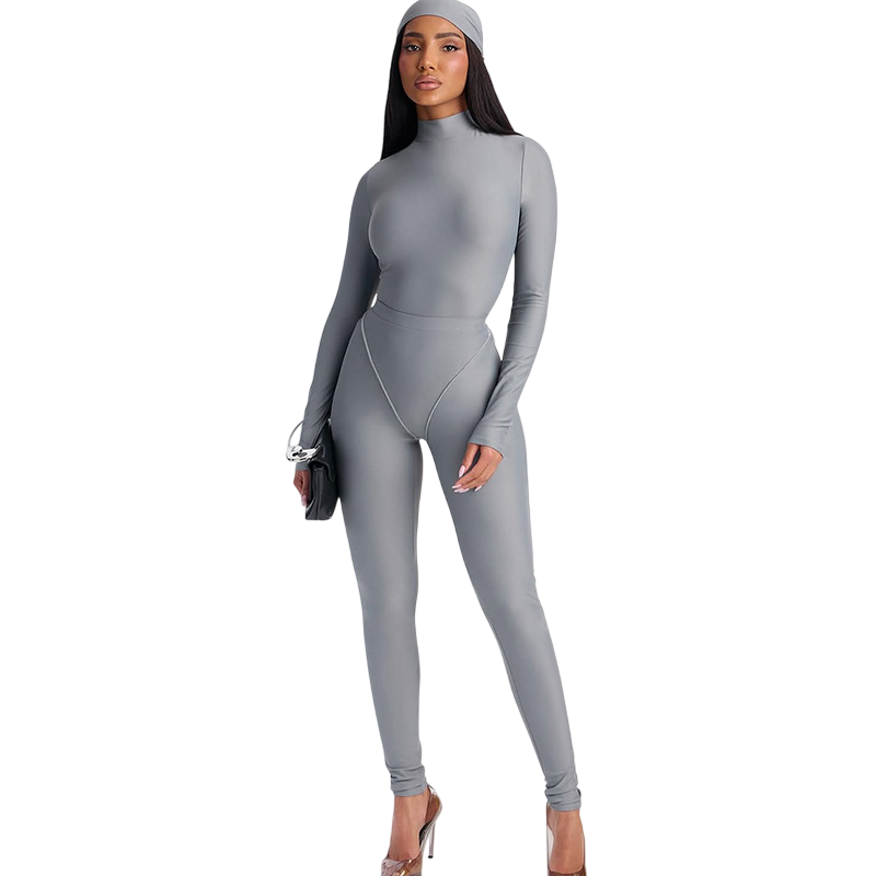 Women's Long Sleeve Top & Leggings Set