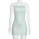 Women's Strapless Bodycon Mini Dress