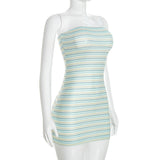 Women's Strapless Bodycon Mini Dress