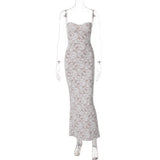 Women's Lace Bodycon Maxi Dress