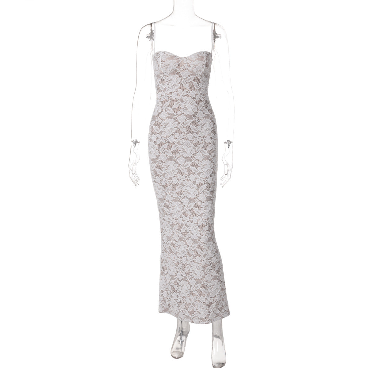 Women's Lace Bodycon Maxi Dress