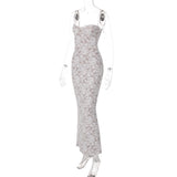 Women's Lace Bodycon Maxi Dress