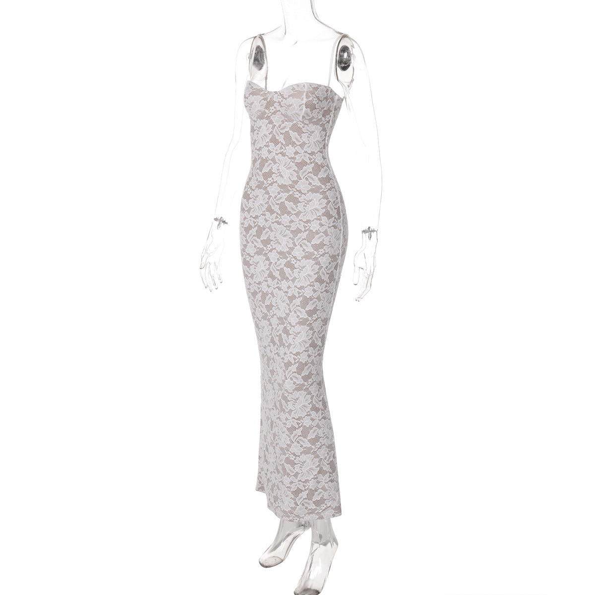 Women's Lace Bodycon Maxi Dress