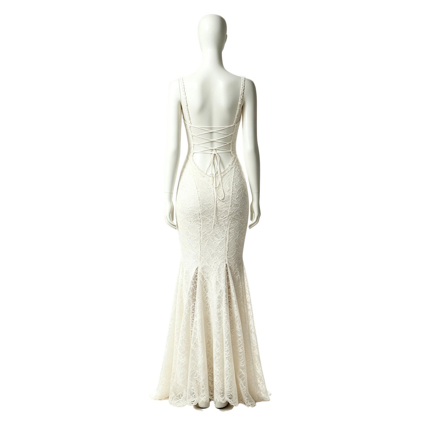Women's Lace Mermaid Maxi Dress