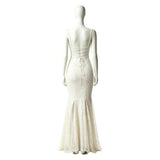 Women's Lace Mermaid Maxi Dress