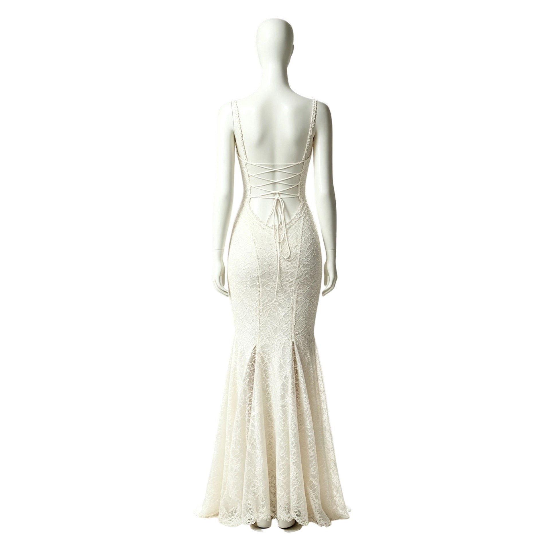 Women's Lace Mermaid Maxi Dress