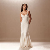 Women's Lace Mermaid Maxi Dress