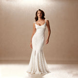 Women's Lace Mermaid Maxi Dress