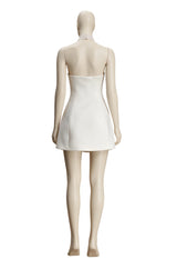 Women's Halter Neck Mini Dress