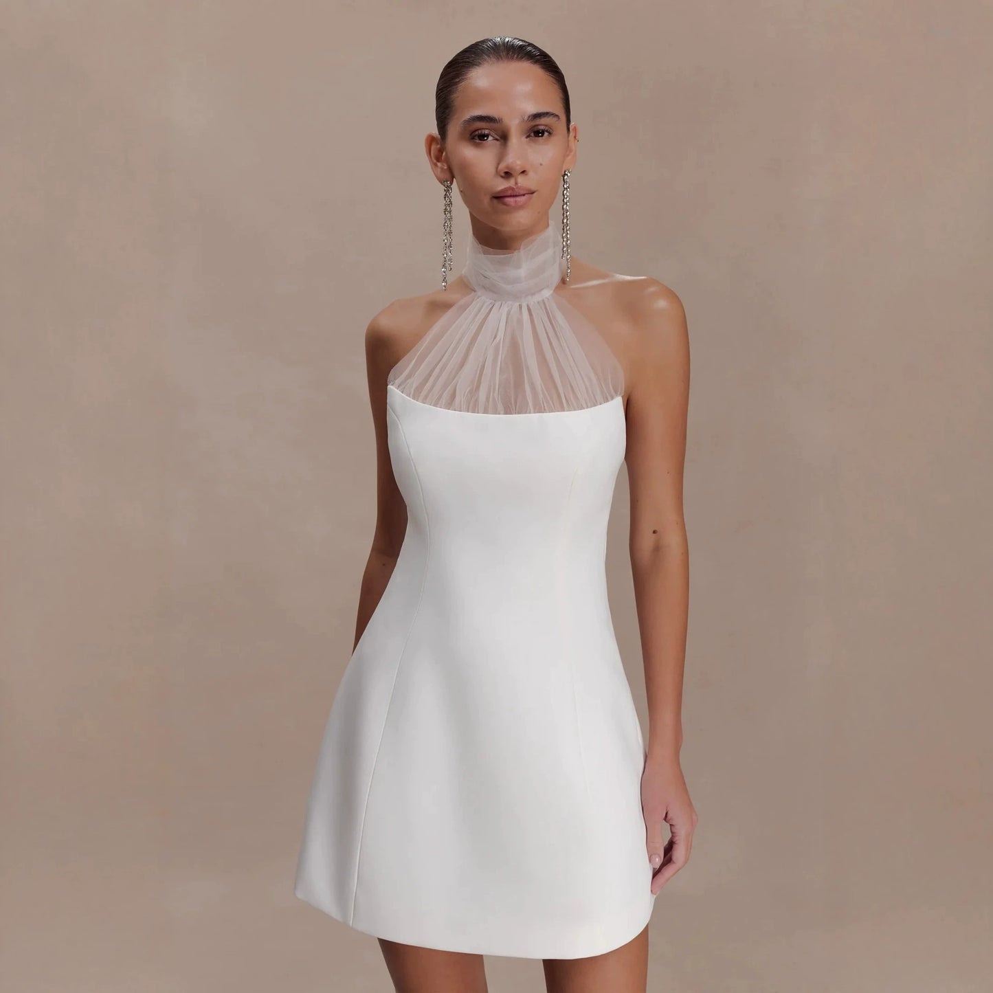 Women's Halter Neck Mini Dress