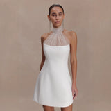 Women's Halter Neck Mini Dress
