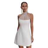 Women's Halter Neck Mini Dress