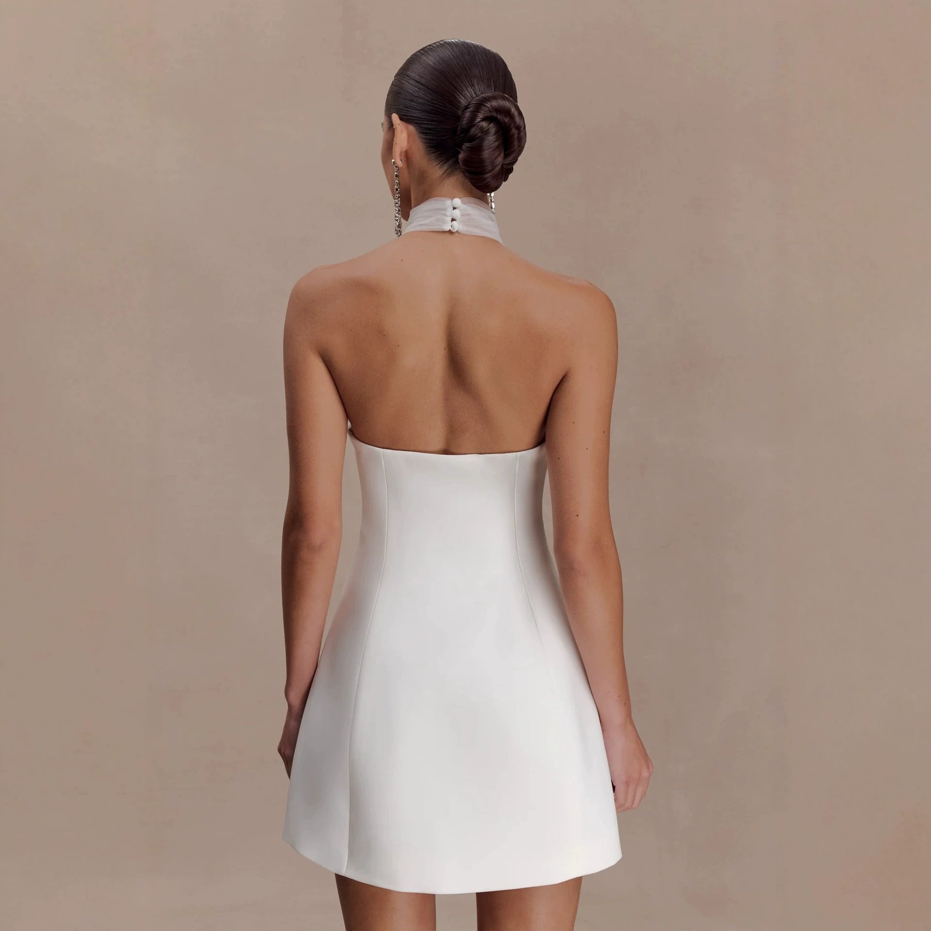 Women's Halter Neck Mini Dress