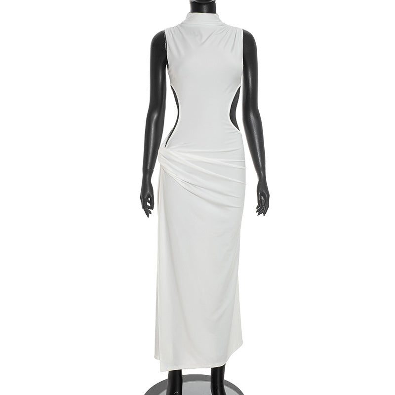 Women's Sleeveless Cutout Maxi Dress