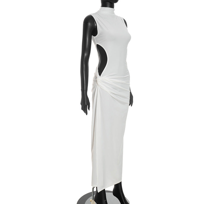 Women's Sleeveless Cutout Maxi Dress