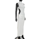 Women's Sleeveless Cutout Maxi Dress