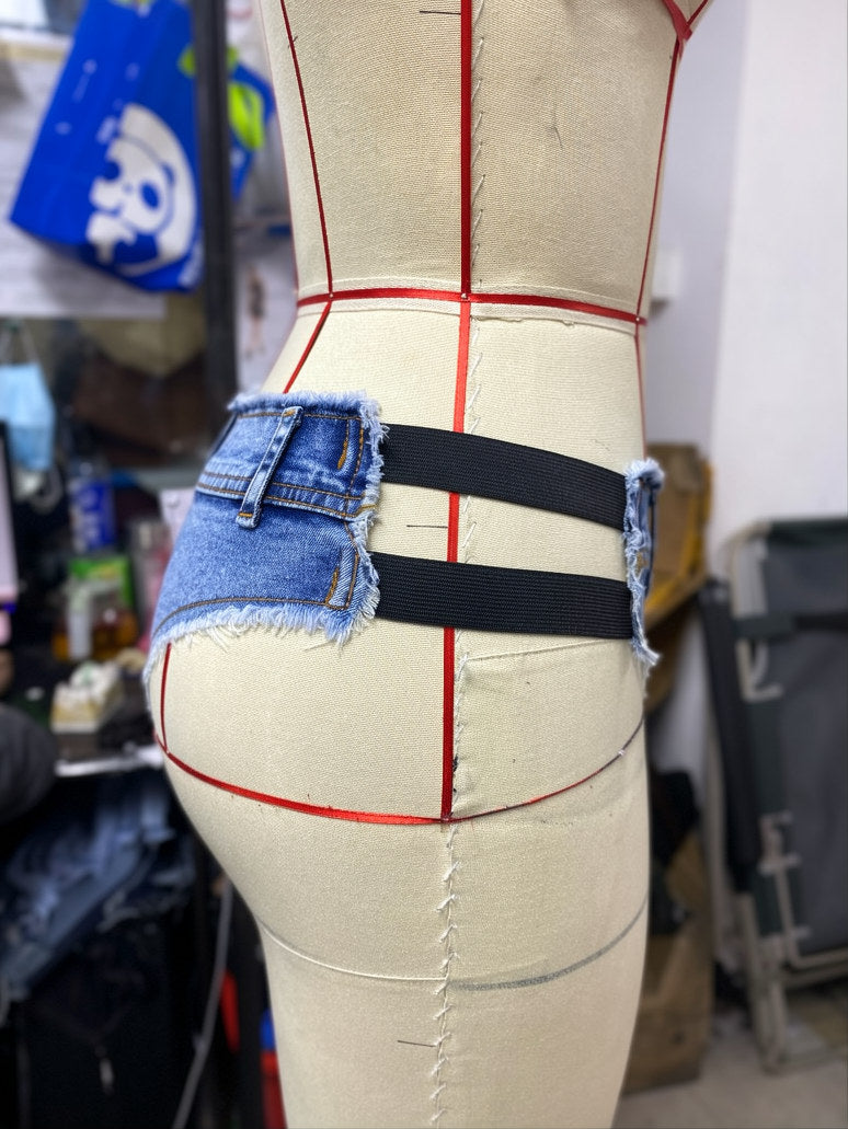 Women's Denim Mini Shorts