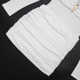 Women's Long Sleeve Ruched Mini Dress