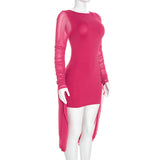 Women's Elegant Ruched Mini Dress