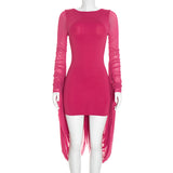 Women's Elegant Ruched Mini Dress