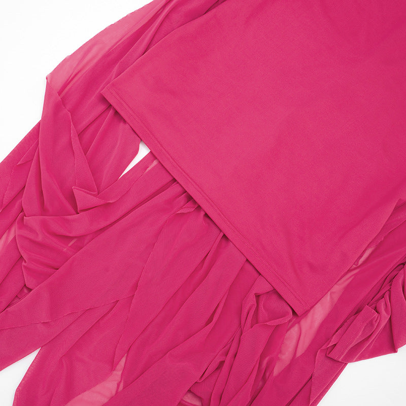Women's Elegant Ruched Mini Dress