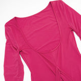 Women's Elegant Ruched Mini Dress