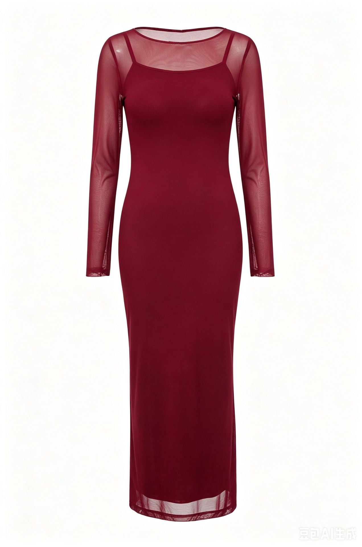 Women's  Sleeve Midi Dress