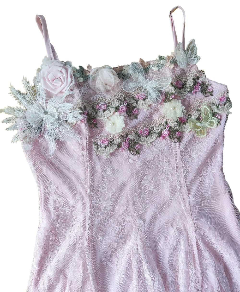 Women's  Lace Floral Maxi Dress